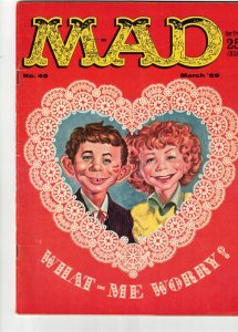 MAD #45 (1959)Early issue key! Alfred E Numan Fireworks Cover! Utah CERTIFICATE