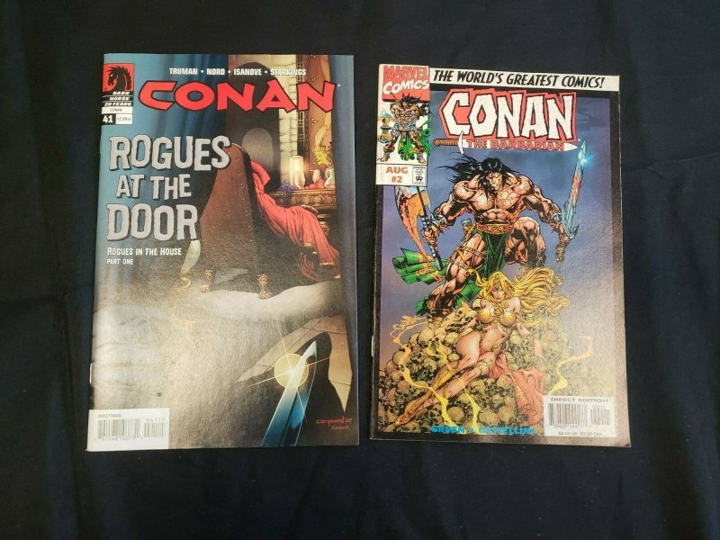 CONAN 8PC (VF) DARK HORSE AND MARVEL, VS MAN OF IRON, RAT'S DEN 1996-2007