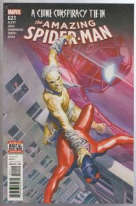 THE AMAZING SPIDER-MAN #021, CLONE CONSPIRACY TIE-IN, BAGGED & BOARDED M/N