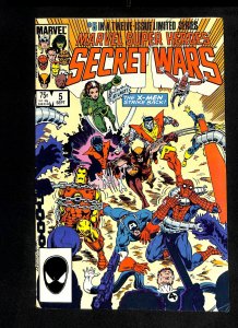 Marvel Super-Heroes Secret Wars #5 X-Men!  Spider-Man!