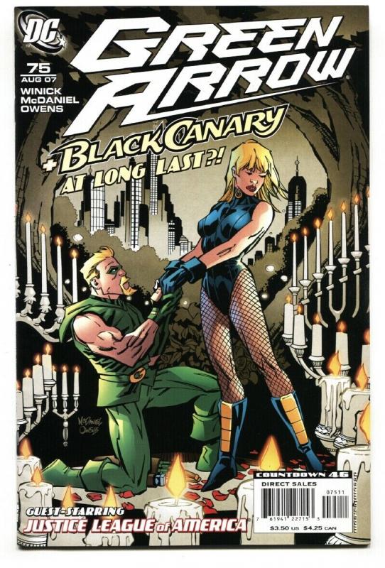 black canary and green arrow justice league