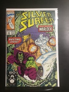 Silver Surfer #47 Direct Marvel Comics 1991 Jim Starlin & Ron Lim Thanos 9.2