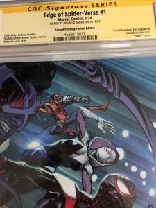 Edge Of Spider-Verse # 1 (CGC 9.8 SS) Signed Mahmud Asrar  * Census = 2 * Marvel