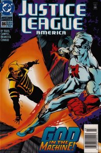 Justice League America #86 (Newsstand) FN ; DC | Dan Vado Captain Atom the Ray