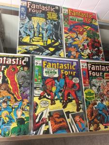 Fantastic Four 87 89 100 101 102 All 8.5 Very Fine+ Or Better