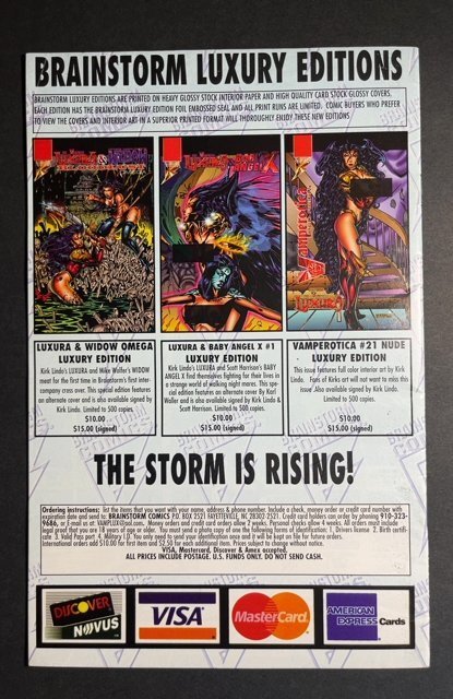 Luxura & Widow Blood Lust Omega #1 Fusion (1996)