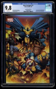 New Avengers #1 CGC NM/M 9.8 White Pages Quesada Variant 1st Queen Veranke!