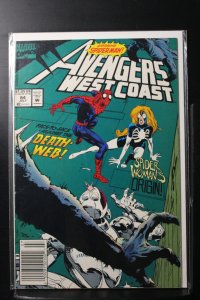Avengers West Coast #84 Newsstand Edition (1992)