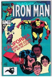 IRON MAN #184, NM-, Jim Rhodes, California, 1968, more IM in store