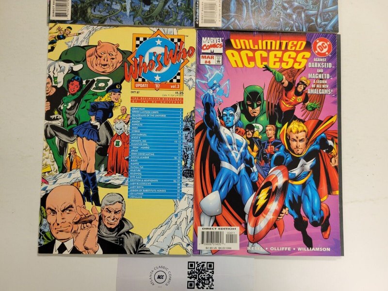 4 Comics #87 Who's Who #4 Unlimited Access #4 Tempest #2 Suicide Squad 63 TJ20