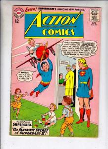 Action Comics #299 (Apr-63) VG- Affordable-Grade Superman, Supergirl