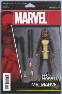 Ms Marvel The New Mutant #1 2023 Christopher Action Figure Cover C Marvel EB165