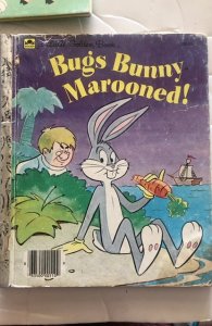 Bugs bunny marooned 1985 Little Golden book see pics