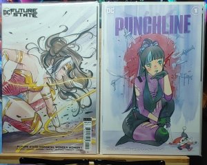 Peach Momoko Power Pack Immortal Wonder Woman 1 & Punchline Team Variant 1 NM