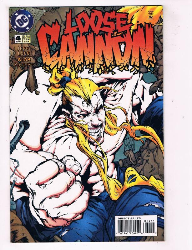 Loose Cannon #4 VG/FN DC Comics Comic Book Loeb Sept 1995 DE39 AD12