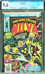 Nova #1 CGC Graded 9.6 Origin & 1st appearance of Nova