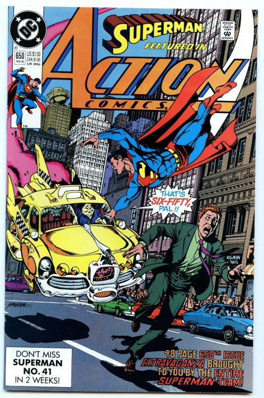 Action Comics 650 Feb 1990 NM- (9.2)