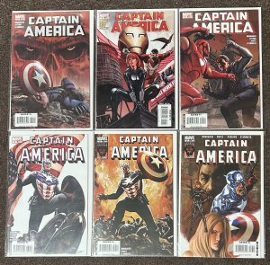 Captain America #31,32,33,34,35,36 Ed Brubaker Epting Act One NM Set
