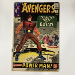 Avengers 21 1965 Marvel GD- good- 1.8