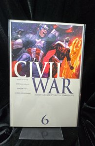 Civil War #6 (2006) Captain America 