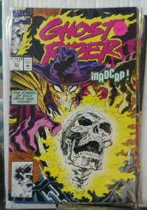 GHOST RIDER   #33 1993 MARVEL  DANNY KETCH   MADCAP  SUPERMANS GRAVE DEATH