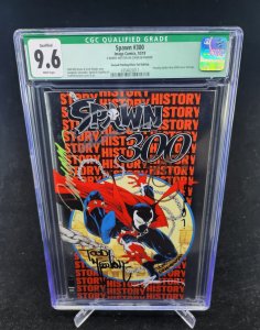 Spawn #300 - Signed 8x / 2nd Print Foil Variant (CGC Qual 9.6) 2019