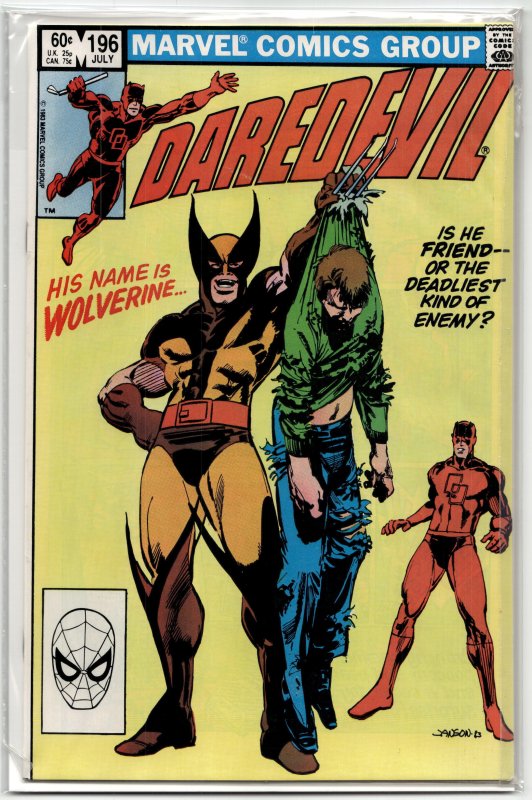Daredevil #196 (1983) Daredevil [Key Issue]