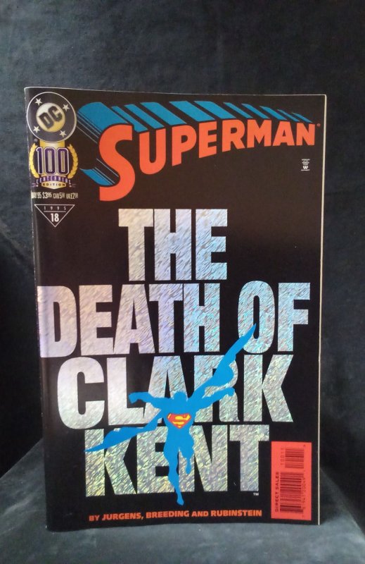 Superman #100 Holograhic Foil Cover (1995)