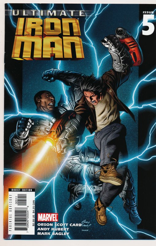 Ultimate Iron Man (2005 Marvel) #1-5 VF/NM complete series