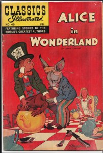 Classics Illustrated #49 Alice in Wonderland