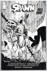 Spawn #303 McFarlane B&W Variant (Image, 2019) VF/NM [ITC639]