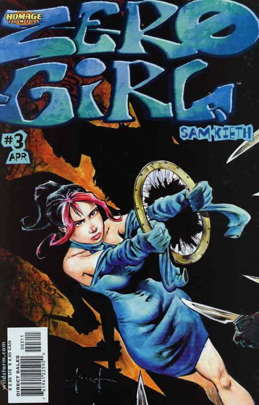 Zero Girl #3 VF/NM; Homage | save on shipping - details inside