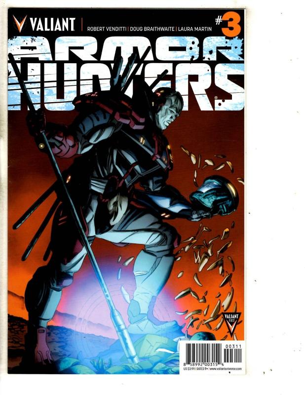12 Armor Hunters Valiant Comics # 2 (3) 3 (3) 4 (3) + Aftermath 1 (3) MK9