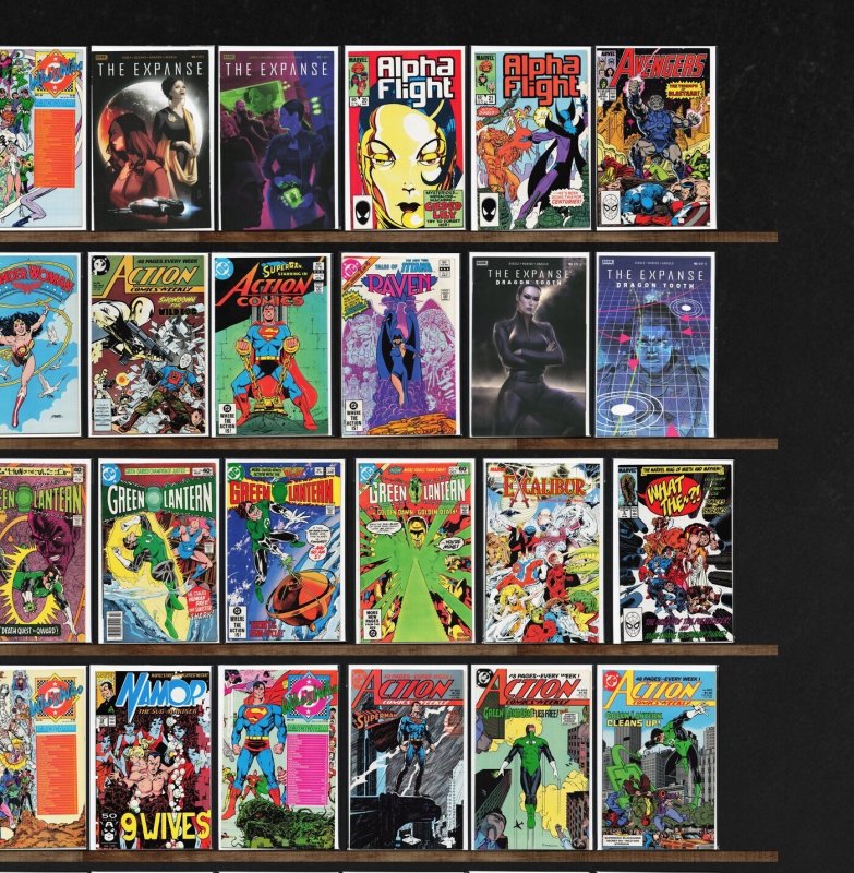 Huge Lot 140+ Comics with Action Comics Weekly, Green Lantern & More!