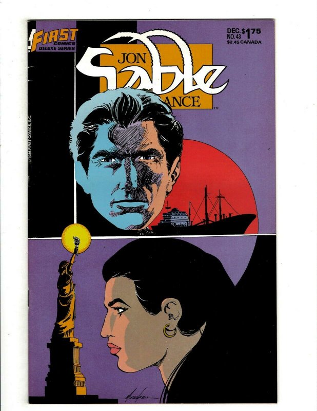 12 Jon Sable Freelance First Comics # 31 32 39 42 43 44 45 46 47 48 50 52 HG4