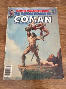 Savage Sword Of Conan # 66 VG Marvel Comic Book Magazine Red Sonja Kull 2 J305
