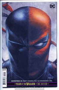 DEATHSTROKE (2016 DC) #45 VARIANT CARD STOCKVAR ED YOTV THE OFFER NM BGPQJ3