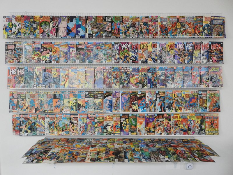 Huge Lot 180 Comics W/ Worlds Finest, Justice League, Swamp Thing, +More Avg FN+