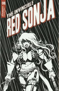 Invincible Red Sonja # 8 Moritat FOC Variant Cover NM Dynamite [F5]