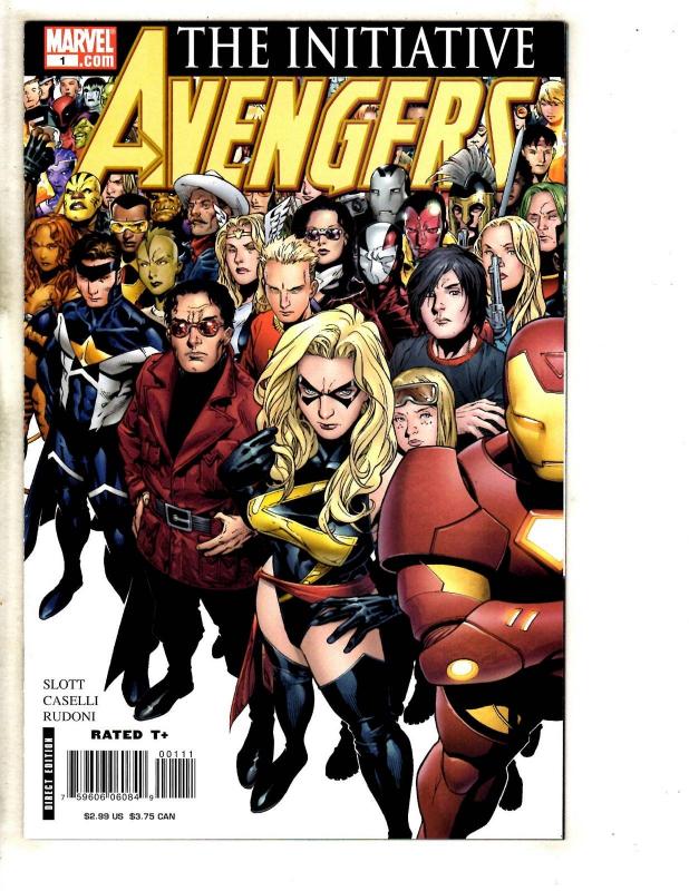 Lot Of 7 Avengers Marvel Comic Books # 1 2 3 + Forever # 1 11 12 + # 401 JD2