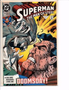 DC Horse Comics (1991) Superman The Man of Steel #19 1st Print Doomsday 1st App.