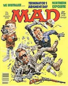 Mad #308 FAIR ; E.C | low grade comic January 1992 Terminator magazine