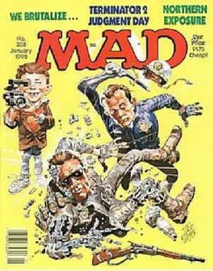 Mad #308 VG ; E.C | low grade comic January 1992 Terminator magazine