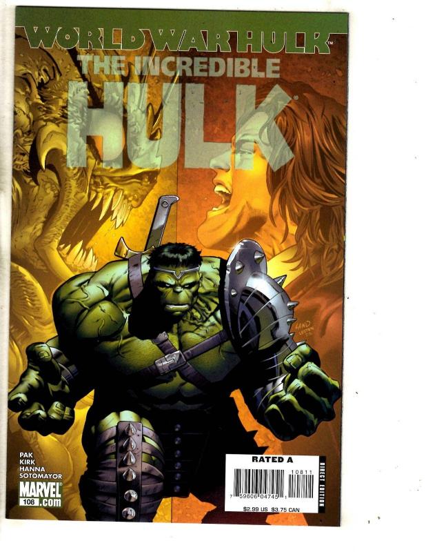 9 Marvel Comics Wolverine 50 Ghost Rider 31 (2) Hulk 107 108 109 1 Front 3 1 TP6