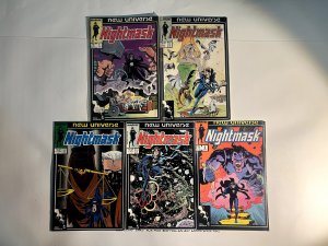 5 Nightmask Marvel Comic Books# 1 6 7 8 9 Defenders Avengers Thor Hulk 88 JS12