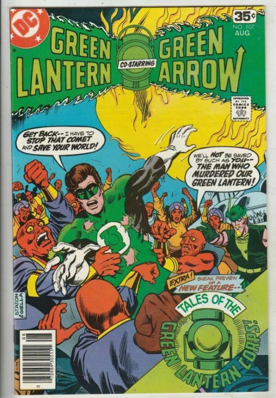 Green Lantern #107 (Aug-78) NM Super-High-Grade Green Lantern, Green Arrow, B...