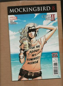 MOCKINGBIRD #8 MARVEL ASK ME ABOUT MY FEMINIST AGENDA  COVER 