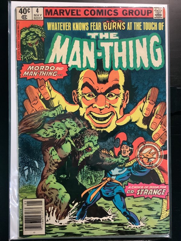 Man-Thing #4 Newsstand Edition (1980)