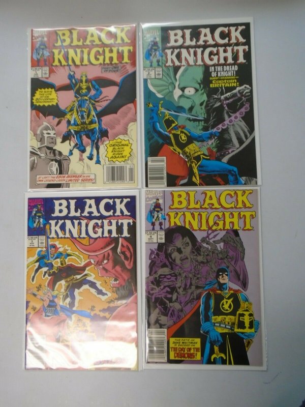 Black Knight set #1-4 avg 6.0 FN (1990 1st Series)