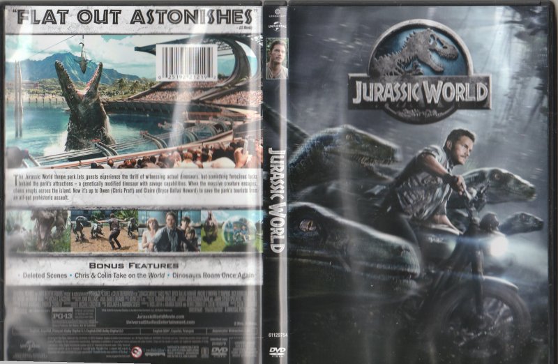 Jurassic World DVD   History repeats itself !!!